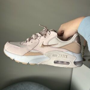 Nike Air Max Beige and Cream Sneakers